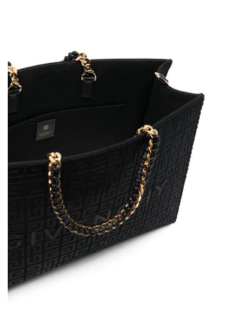 Givenchy Black 4g Monogram Medium G Tote Bag