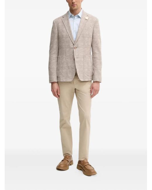 Joop! Blazer Met Enkele Rij Knopen in het Natural voor heren
