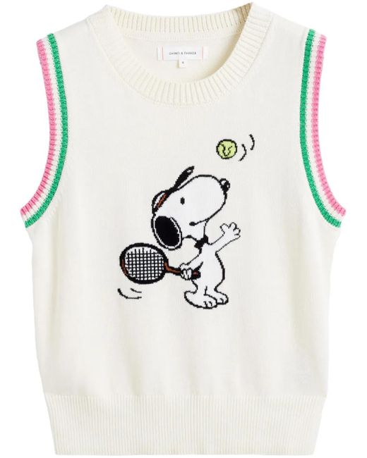 Chinti & Parker Peanuts Club タンクトップ Natural