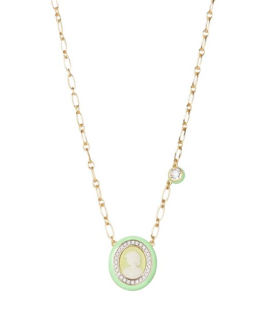 Cameo & Beyond Metallic Glam Ladies Necklace