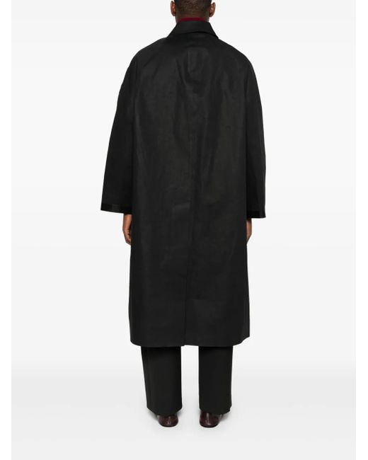 Studio Nicholson Black X Macintosh Panelled Coat for men