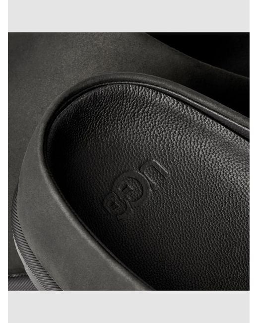 Ugg Black Otzo Leather Clogs