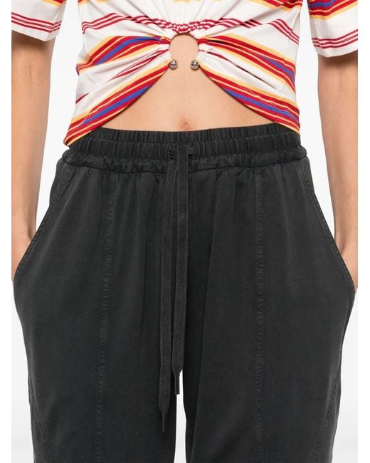 Isabel Marant Black Regina Track Pants
