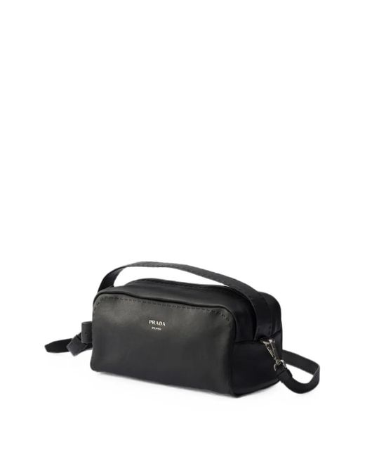 Prada Black Nappa Leather Shoulder Bag for men