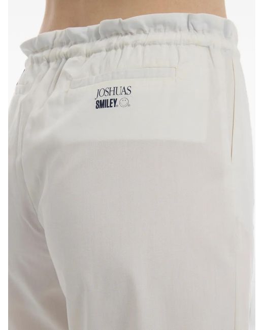 Joshua Sanders Natural Smiley Patch Track Pants