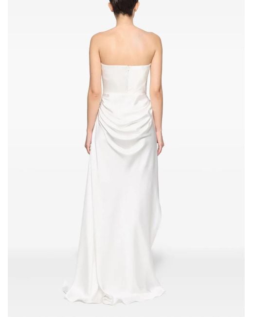 Ana Radu ストラップレス ドレス White