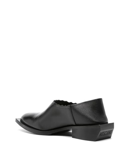 Moschino Black 'shootie' Loafers