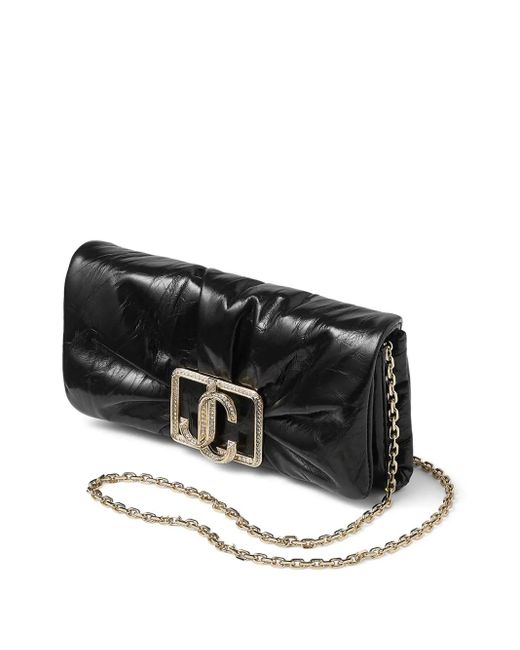 Jimmy Choo Black Edie Clutch Bag