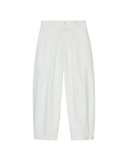 Closed White Rhannon Panelled Jeans