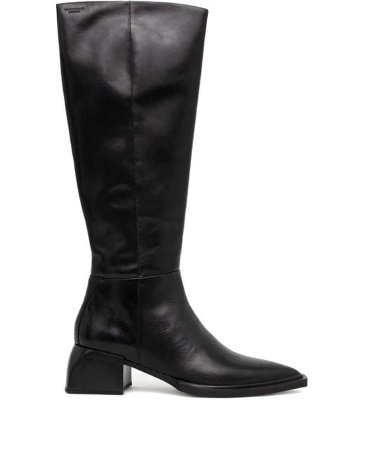 Vagabond ブロックヒール ブーツ Black