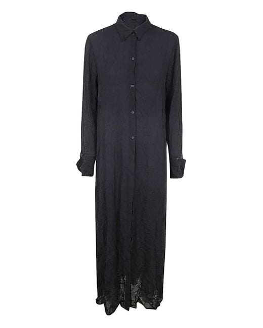 Robe-Chemise À Boutonnière Maria Calderara en coloris Black