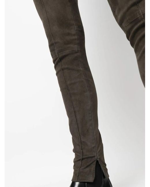 Polo Ralph Lauren Gray Ardy Suede Leggings