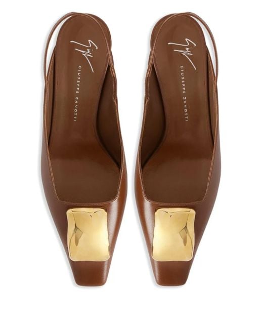 Giuseppe Zanotti Brendha Stone 45mm パンプス Brown