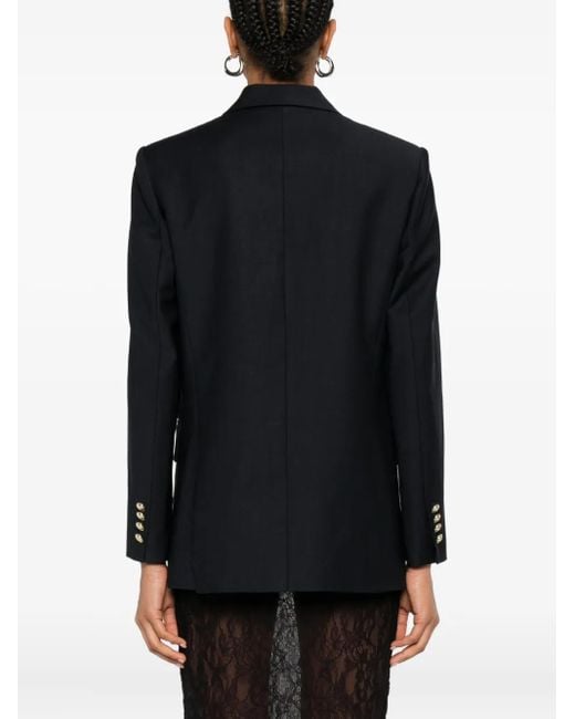 Maje Blazer Met Dubbele Rij Knopen En Gouden Knopen in het Black