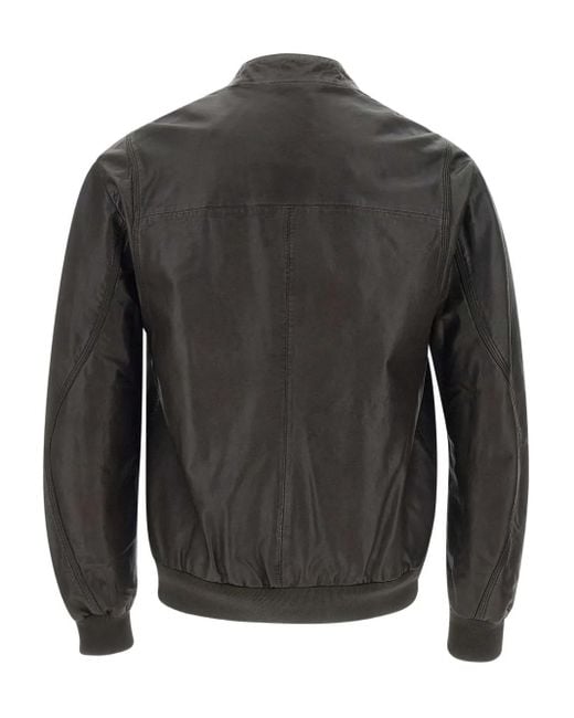 Peuterey Gray Tureia Bomber Jacket for men
