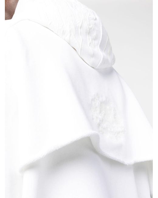 メンズ Givenchy レイヤード パーカー White