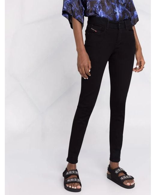 DIESEL Black 2017 Slandy 069Ef Skinny Jeans