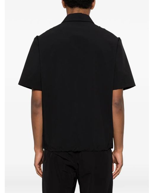 Moncler Black Polyamide Shirt for men