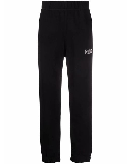 Ganni Black Software Isoli Track Pants