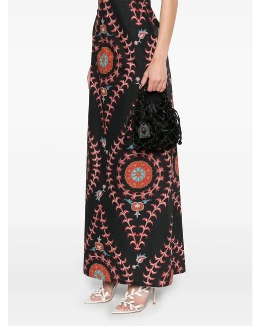 Kurt Geiger Black Small Drench Macrame Crystal Bag