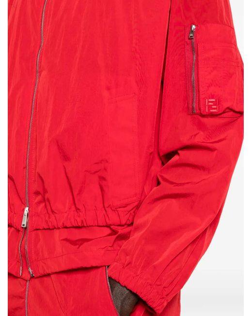 Chaqueta Con Cremallera Fendi de hombre de color Red
