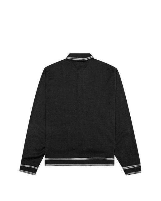 AWAKE NY Black Button-Up Cardigan for men