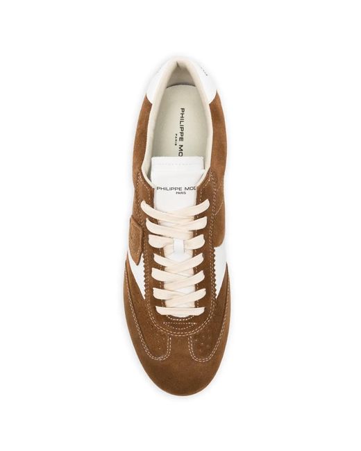 Philippe Model Brown Planche Sneakers for men
