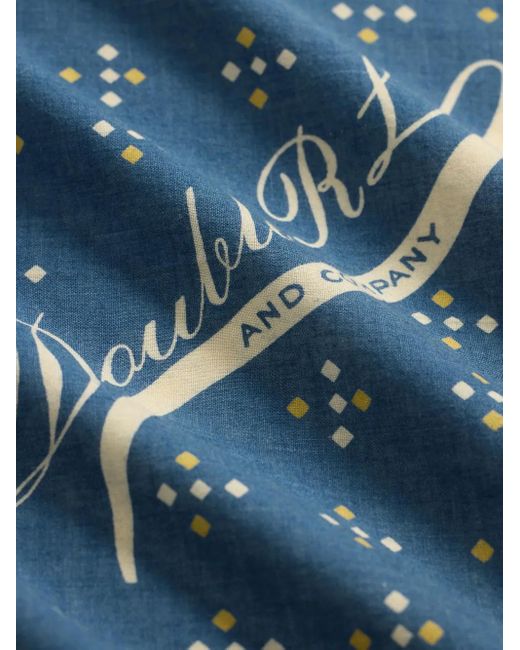 RRL Blue Waylon Scarf for men