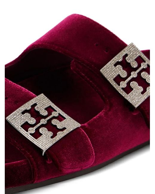 Tory Burch Red Mellow Pavé Sandals