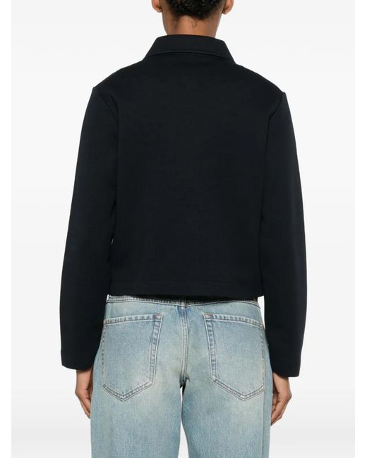 Marc O' Polo Black Button-Up Patch-Pocket Jacket
