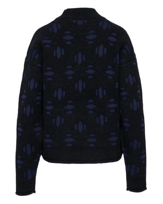Aztech Mountain Blue Snowflake Sweater