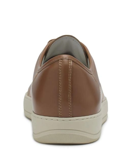 Lanvin Brown Leather Sneakers for men