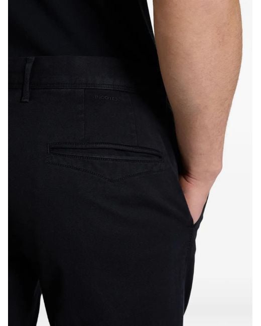 Slowear Black Belt-Loops Trousers for men
