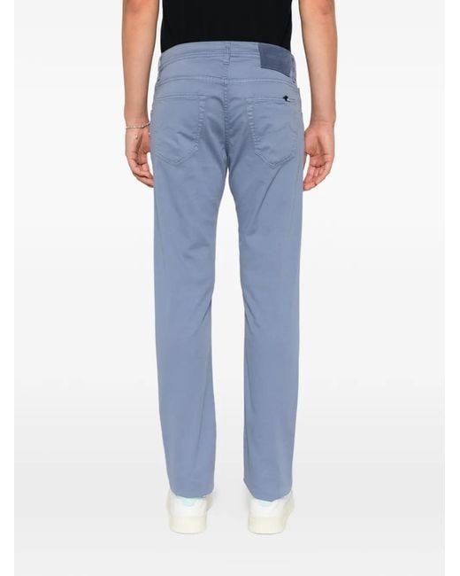 Jacob Cohen Blue Nick Zip-Up Slim Jeans for men