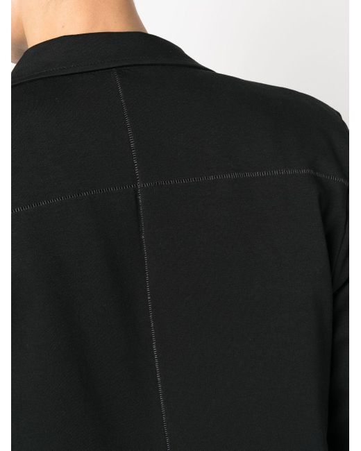 Thom Krom Contrasting-stitch Detail Blazer in Black for Men | Lyst