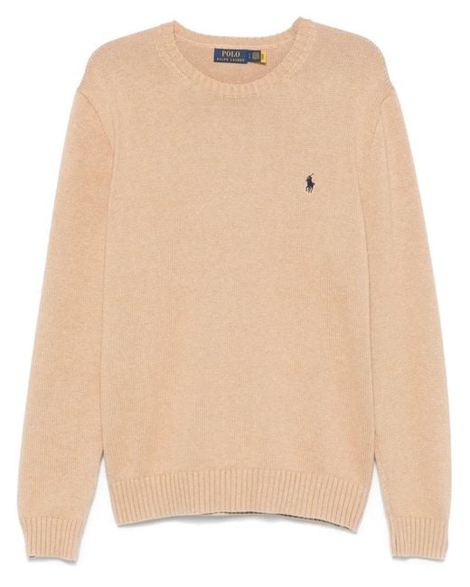 Polo Ralph Lauren Natural Crew-Neck Sweater for men