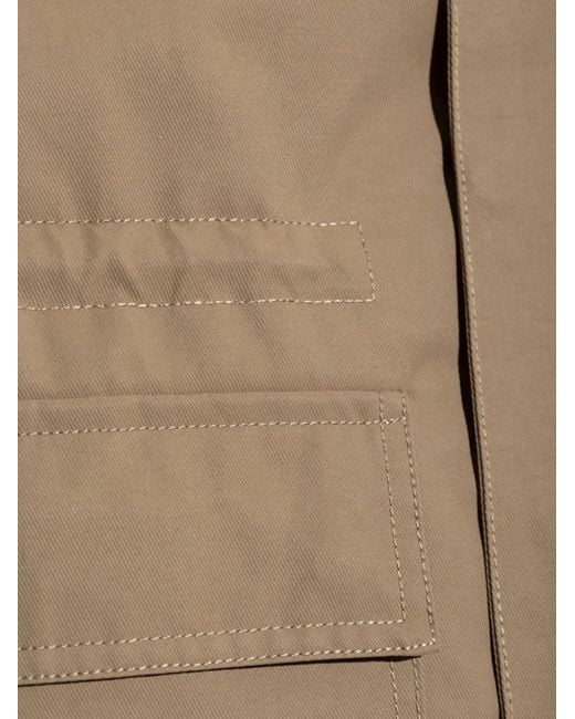Rethinkit Studios Natural Cloud Drawstring-Fastening Jacket