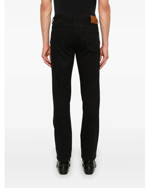 メンズ Canali ストレートジーンズ Black