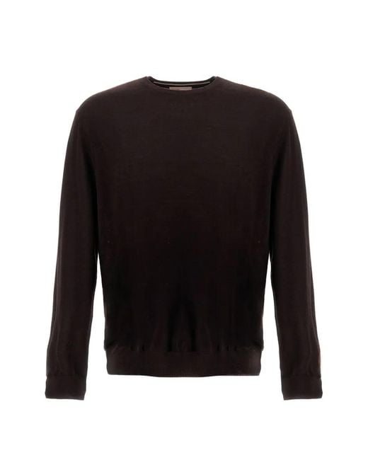 Herno Black Resort Stocking-Stitched Sweater for men