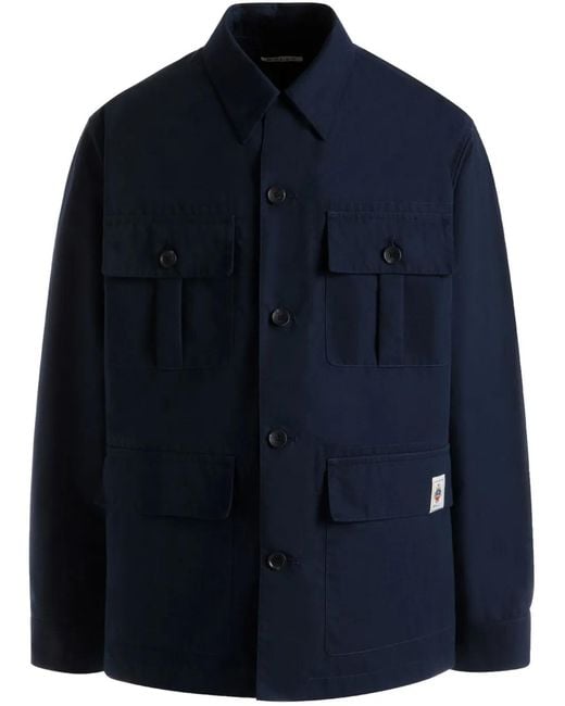 Bally Blue Field Shirt Jacket for men