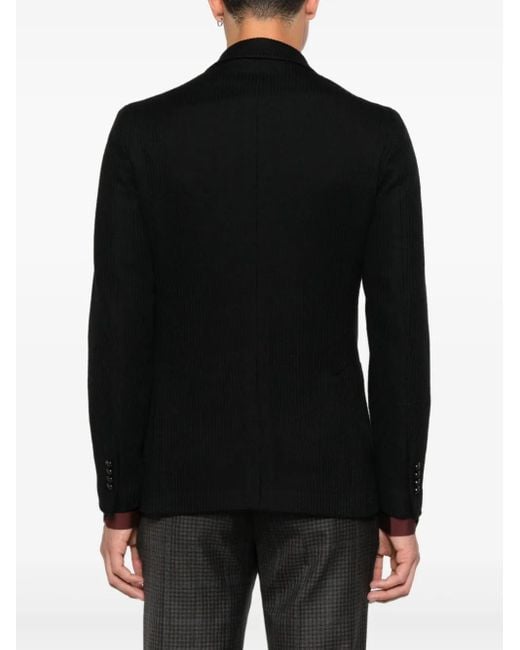 Tagliatore Gebreide Blazer in het Black voor heren