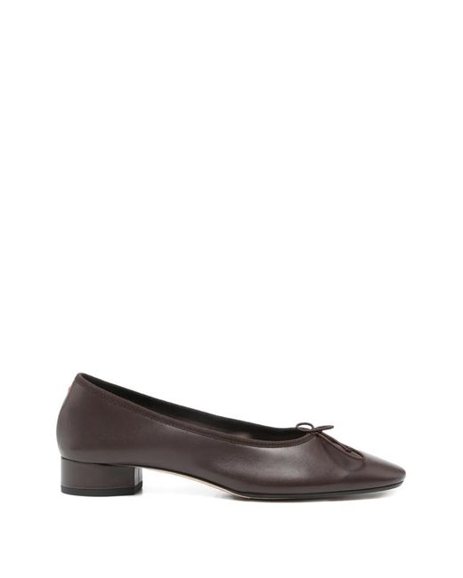 Aeyde Brown Onda Nappa Leather Ballerina