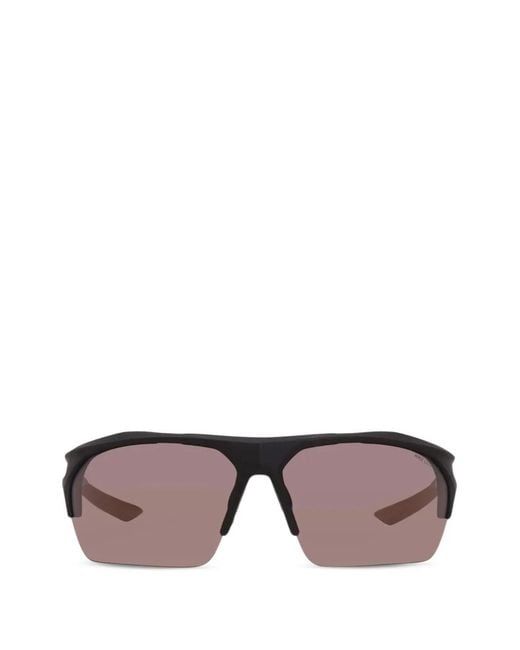 Nike Gray Terminus Pilot-Frame Sunglasses