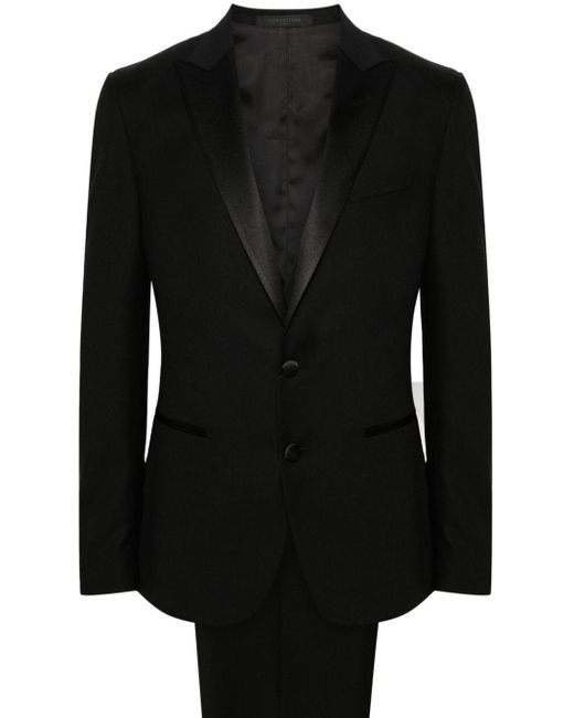 Corneliani Black Dart Detail Suit for men