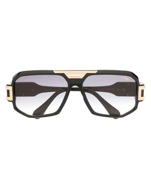 Cazal Black Square-Frame Tinted Sunglasses for men