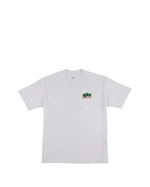 Nike White Graphic-Print T-Shirt for men