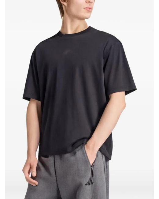 Adidas Black Z.N.E. Loose-Fit T-Shirt for men