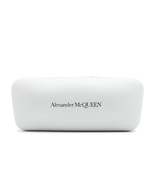 Alexander McQueen Gray Shield-frame Sunglasses