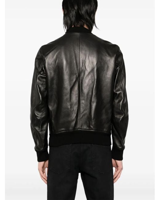 Chaqueta bómber con cremallera Tom Ford de hombre de color Black