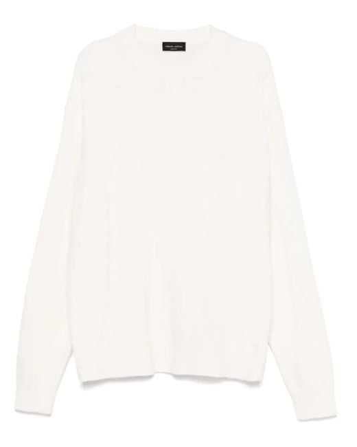 メンズ Roberto Collina ロングスリーブ セーター White